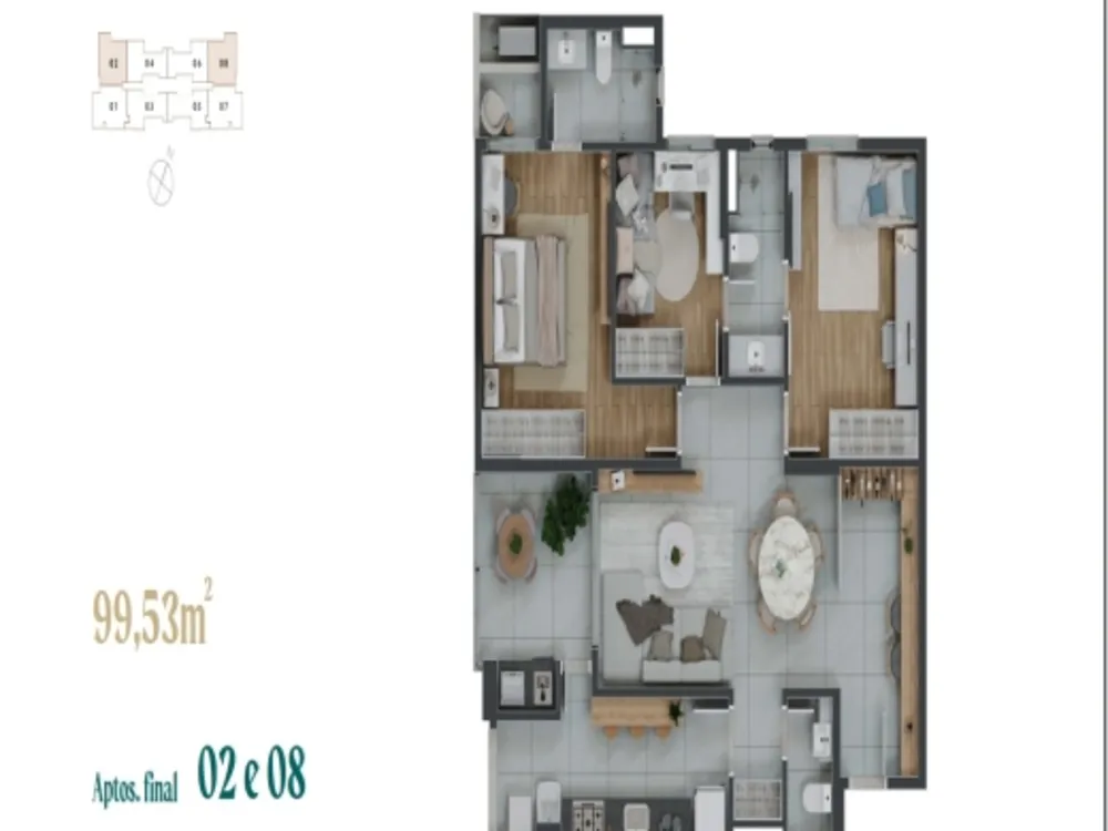 Apartamento, 3 quartos, 94 m² - Foto 17