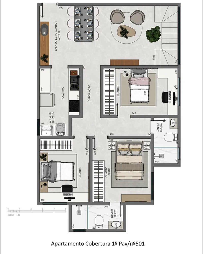 Cobertura, 3 quartos, 70 m² - Foto 11