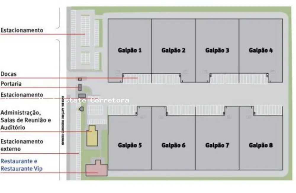 Depósito-Galpão, 12909 m² - Foto 1