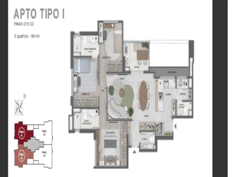 Apartamento, 3 quartos, 99 m² - Foto 15