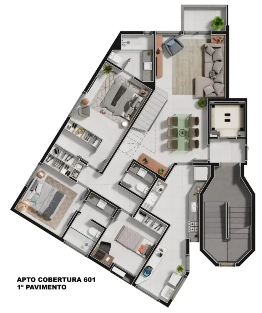Apartamento, 3 quartos, 101 m² - Foto 3