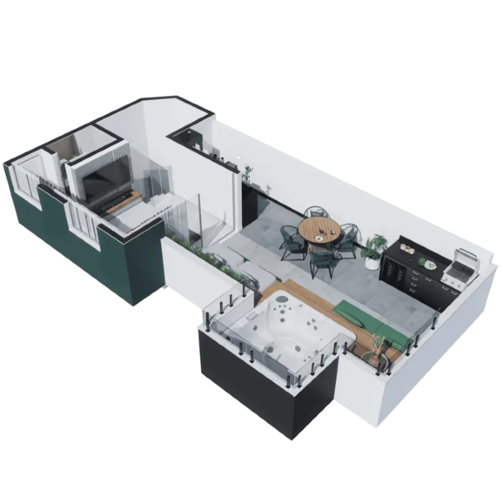 Cobertura, 2 quartos, 110 m² - Foto 2