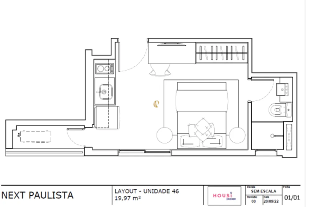 Apartamento, 1 quarto, 20 m² - Foto 12