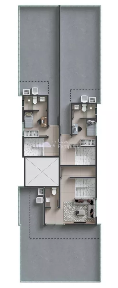 Apartamento à venda com 3 quartos, 66m² - Foto 1