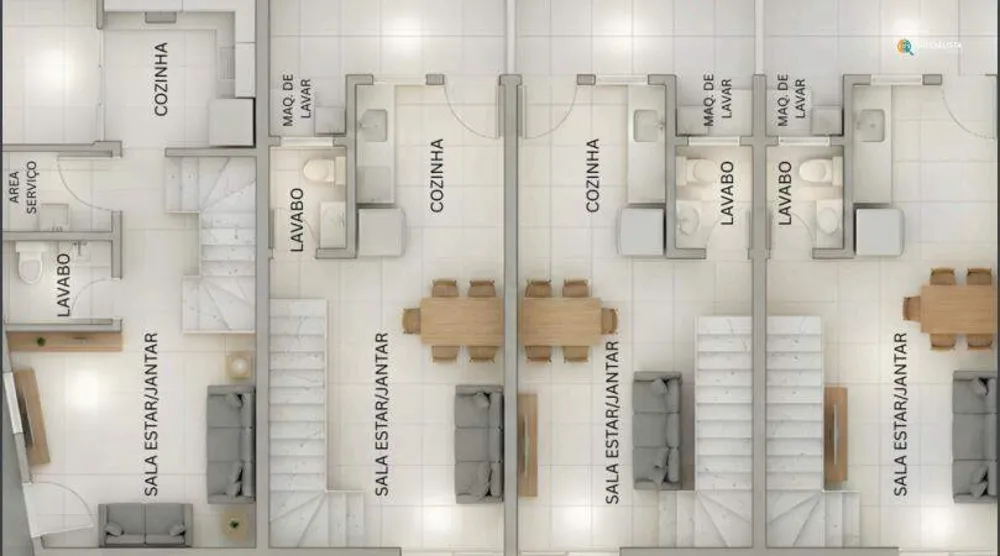 Casa, 2 quartos, 66 m² - Foto 8