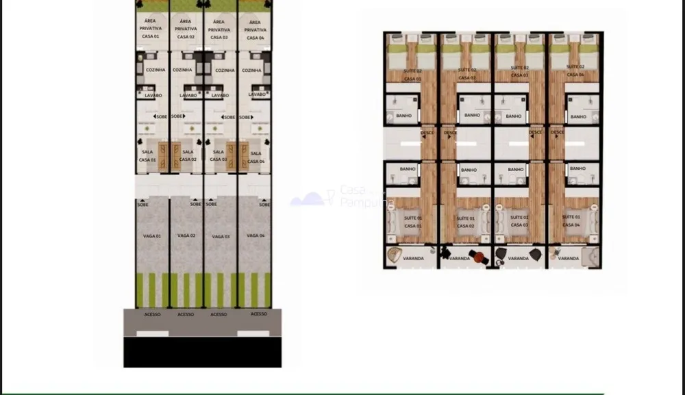 Casa, 2 quartos, 130 m² - Foto 2