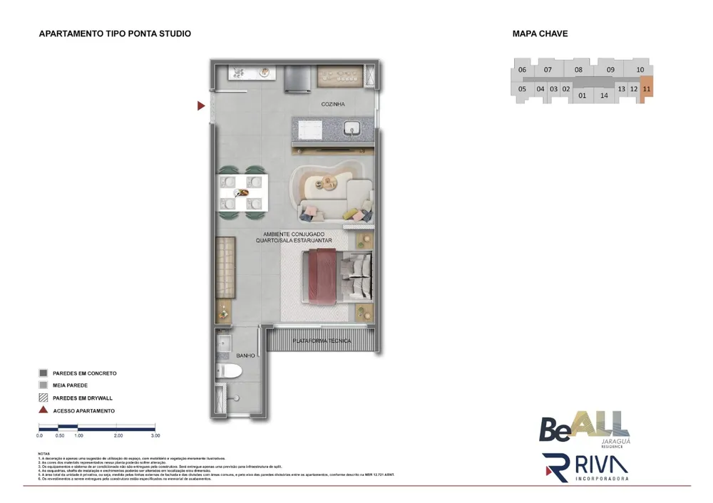 Apartamento, 3 quartos, 70 m² - Foto 2