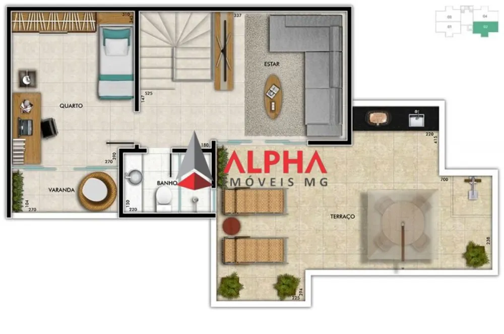 Apartamento, 4 quartos, 137 m² - Foto 3