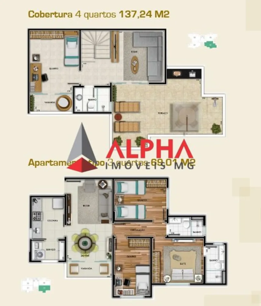 Apartamento, 4 quartos, 137 m² - Foto 4
