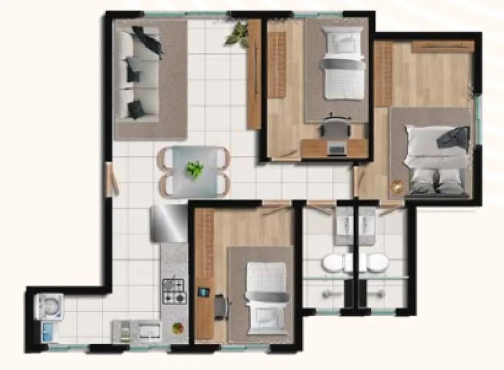 Apartamento, 2 quartos, 65 m² - Foto 7