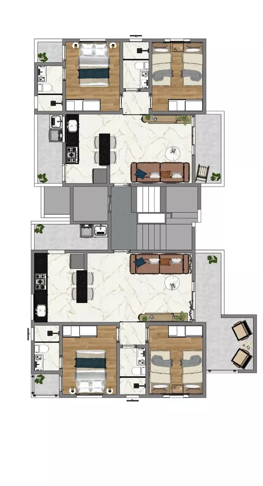 Apartamento à venda com 2 quartos, 56m² - Foto 3