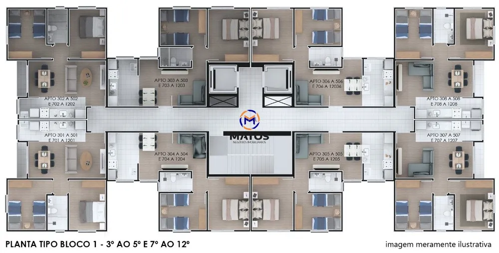 Apartamento, 2 quartos, 45 m² - Foto 7