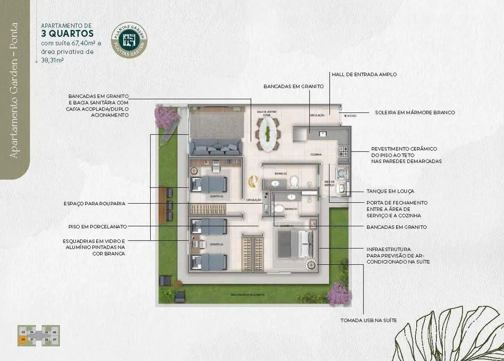 Apartamento, 3 quartos, 47 m² - Foto 16