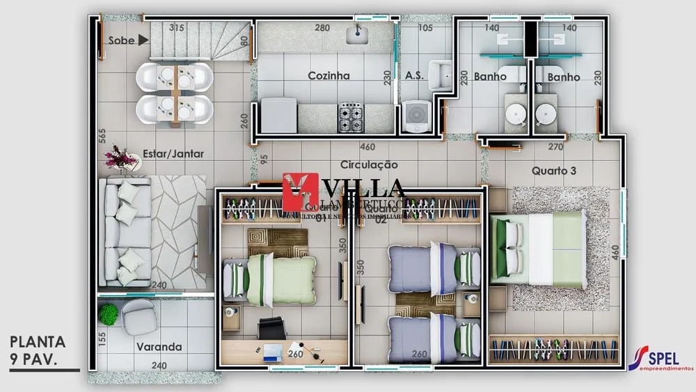 Cobertura, 3 quartos, 160 m² - Foto 7