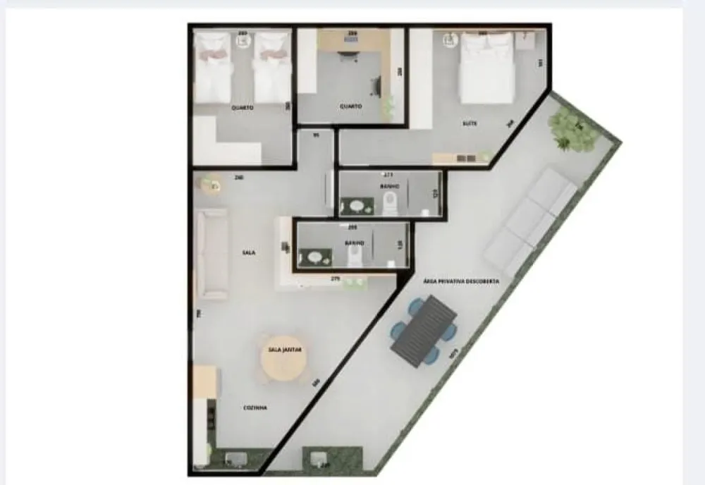 Apartamento, 2 quartos, 72 m² - Foto 2