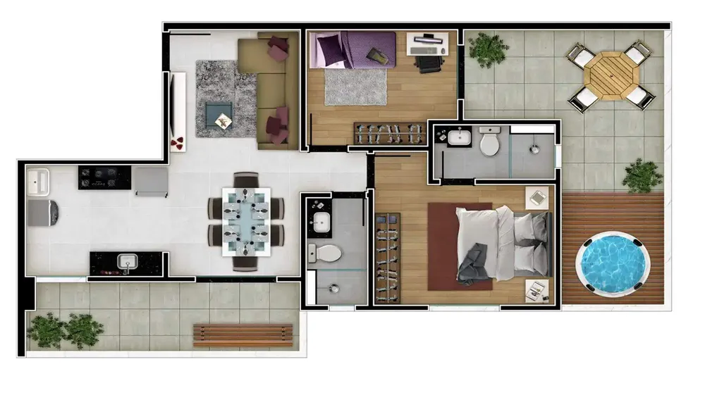 Cobertura, 3 quartos, 120 m² - Foto 1