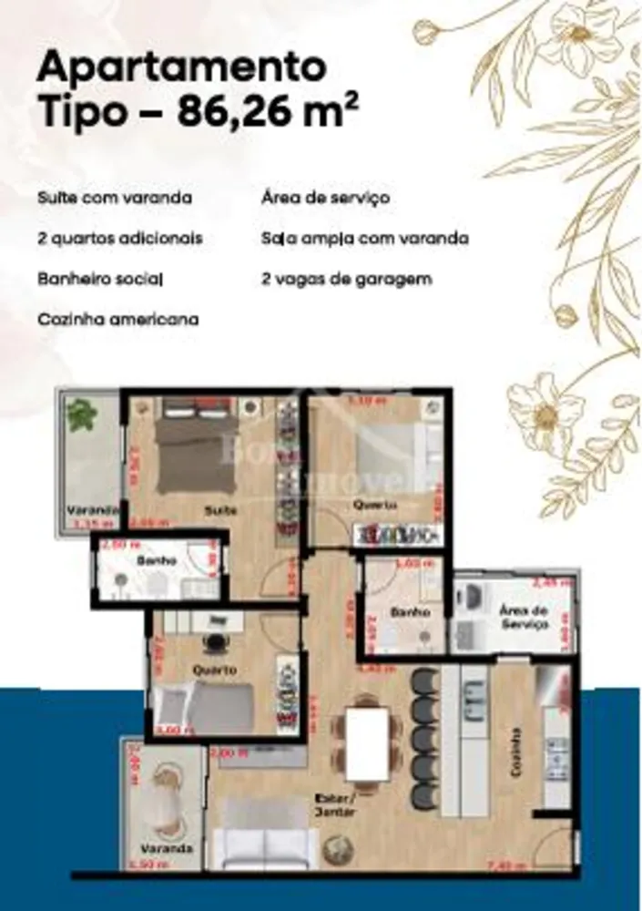 Apartamento, 2 quartos, 86 m² - Foto 10
