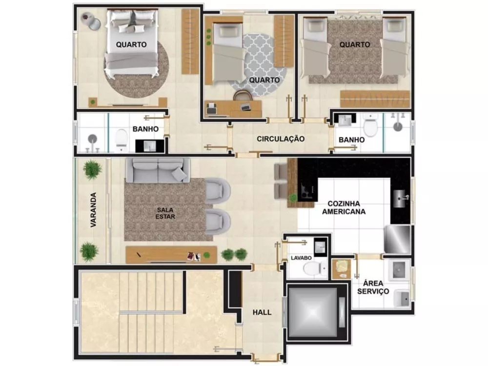 Apartamento à venda com 4 quartos, 175m² - Foto 4