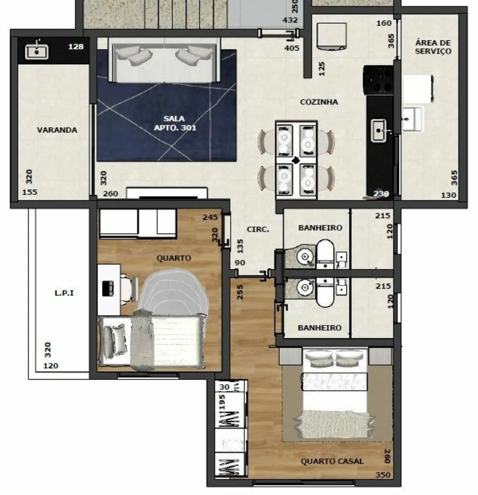 Apartamento, 2 quartos, 137 m² - Foto 4