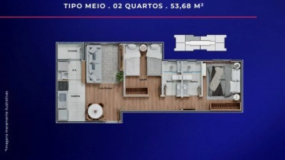 Apartamento, 2 quartos, 54 m² - Foto 18
