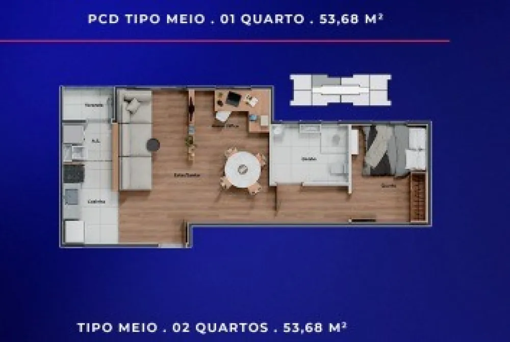 Apartamento, 2 quartos, 54 m² - Foto 17