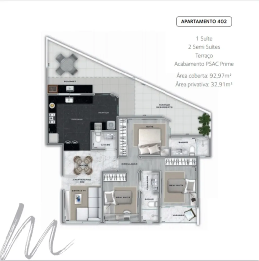 Apartamento, 3 quartos, 93 m² - Foto 9