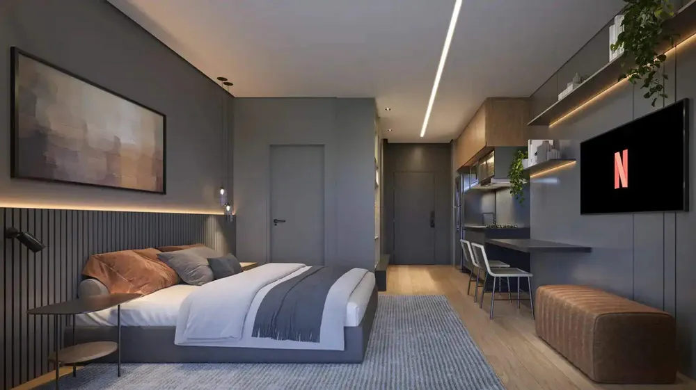 Apartamento, 1 quarto, 27 m² - Foto 1