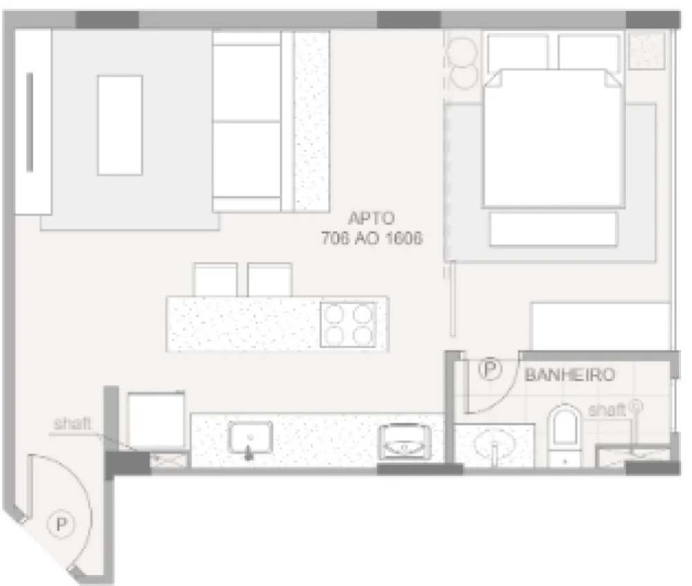 Apartamento, 1 quarto, 40 m² - Foto 11