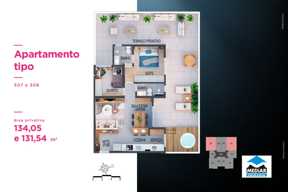 Apartamento, 1 quarto, 41 m² - Foto 5