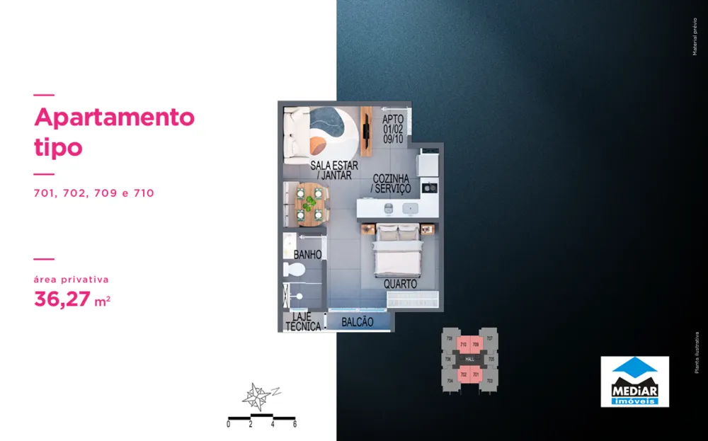Apartamento, 1 quarto, 41 m² - Foto 14
