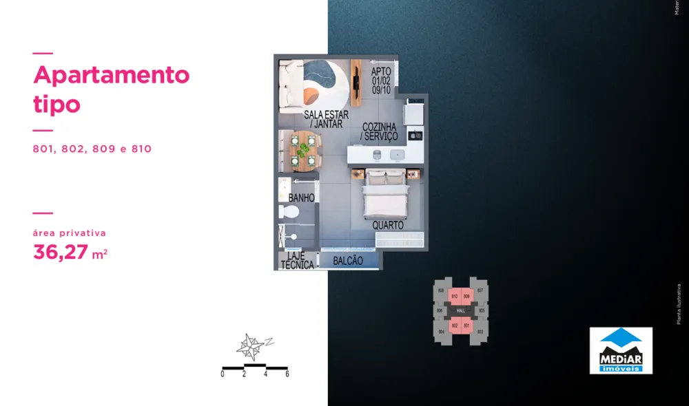 Apartamento, 1 quarto, 41 m² - Foto 16