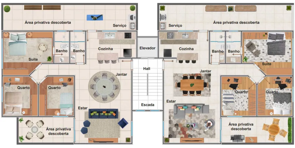 Apartamento, 3 quartos, 134 m² - Foto 2