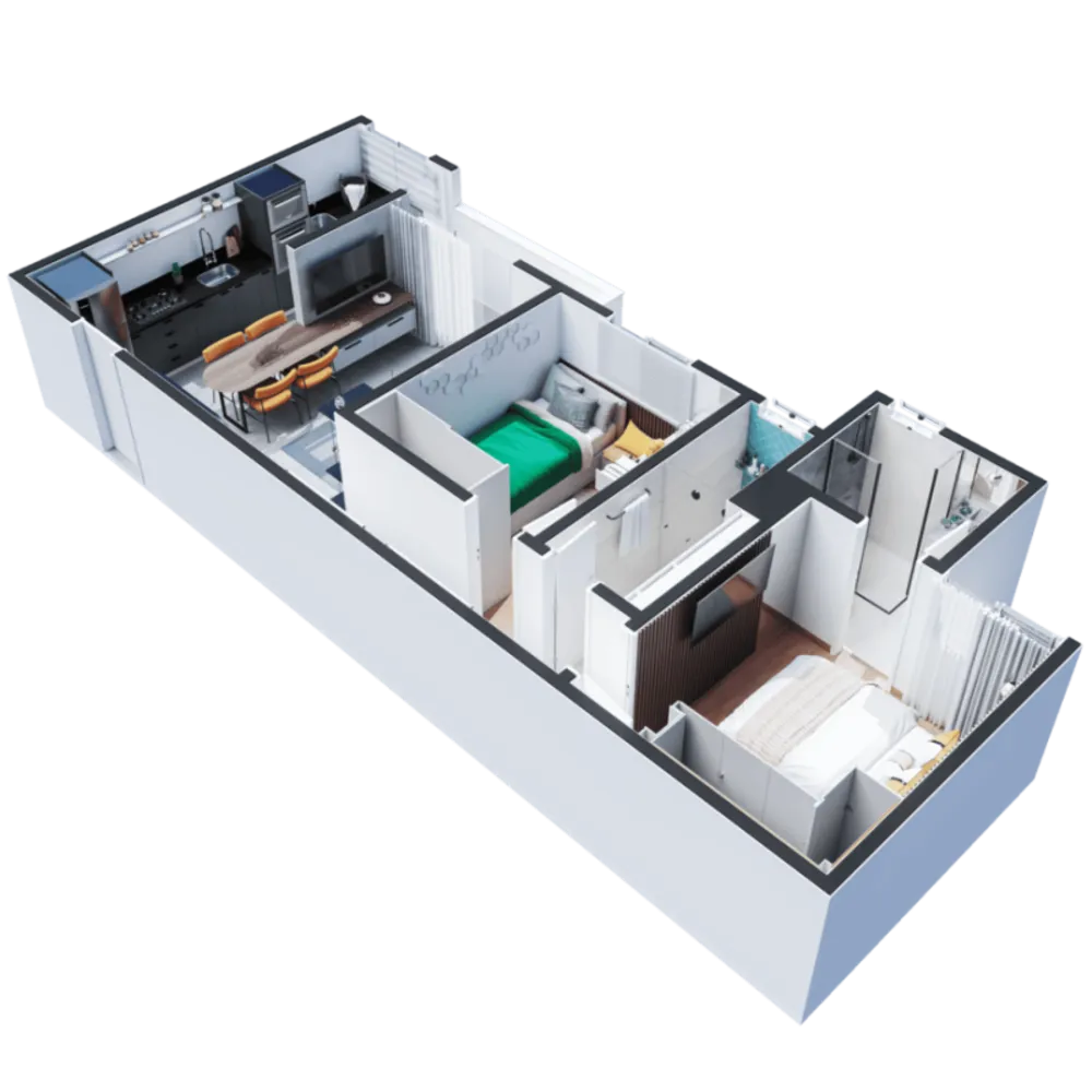 Apartamento, 2 quartos, 55 m² - Foto 1