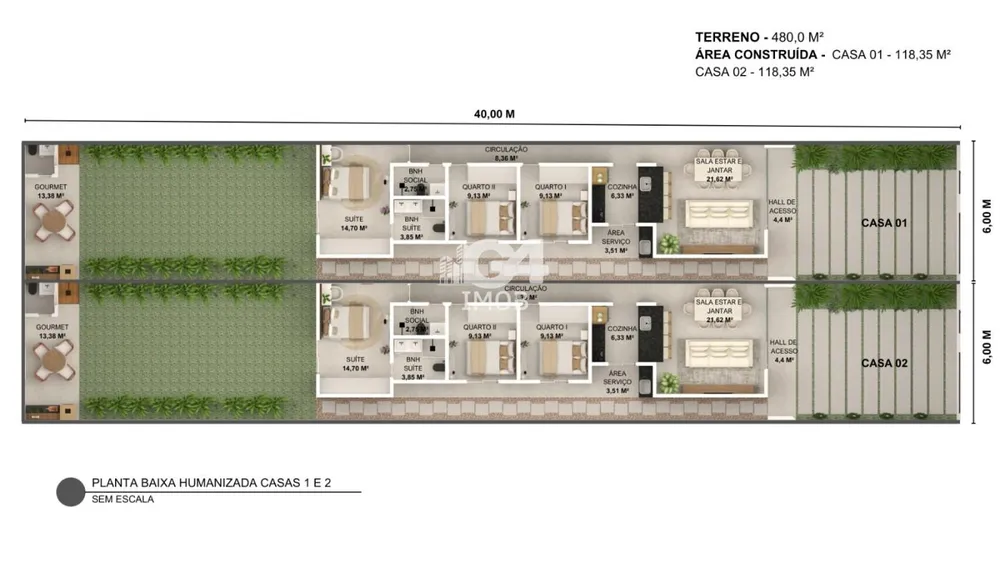 Casa, 3 quartos, 108 m² - Foto 9