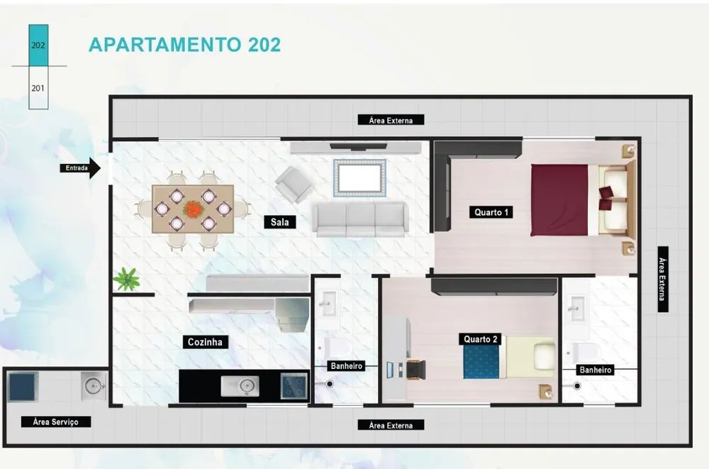 Apartamento, 2 quartos, 27 m² - Foto 6
