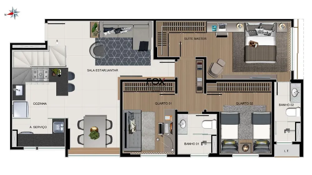 Apartamento, 3 quartos, 86 m² - Foto 5