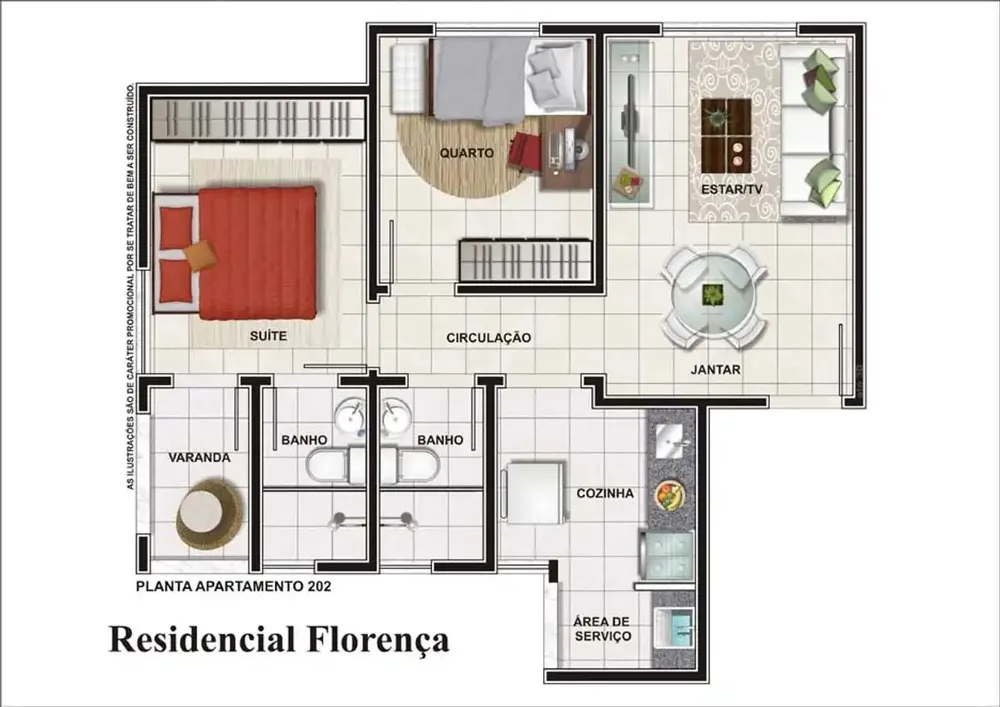Apartamento, 2 quartos, 50 m² - Foto 6