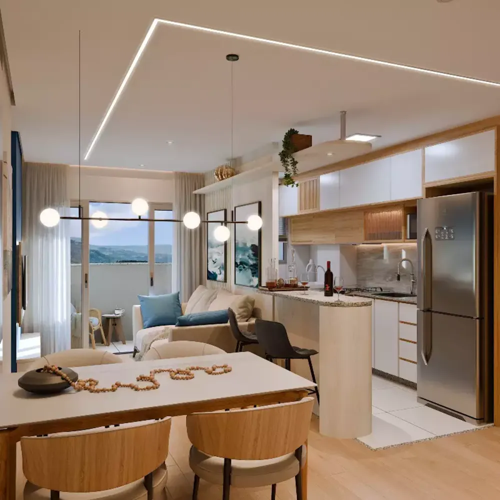 Apartamento, 2 quartos, 53 m² - Foto 1