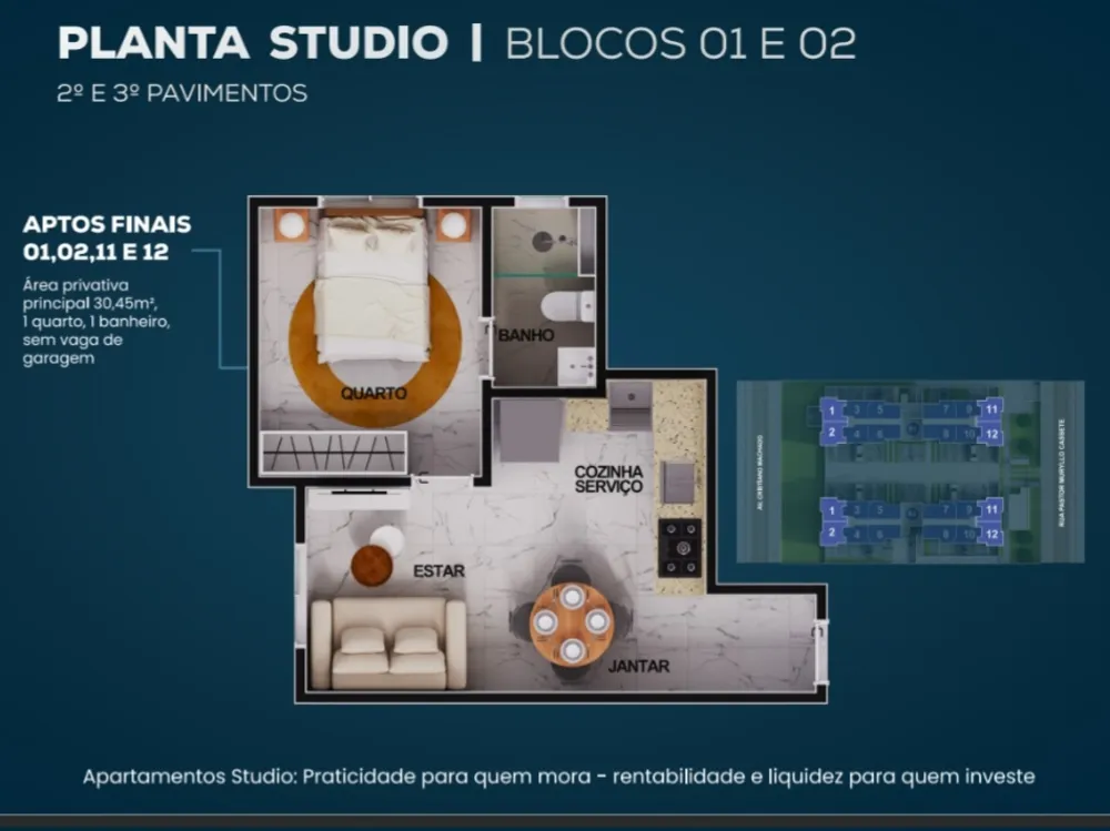 Apartamento, 2 quartos, 45 m² - Foto 6