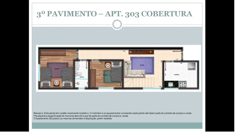 Cobertura, 3 quartos, 109 m² - Foto 12