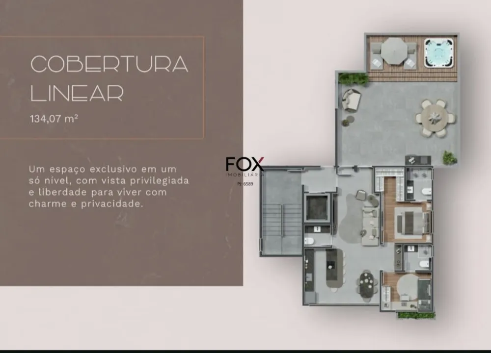 Cobertura, 2 quartos, 134 m² - Foto 3