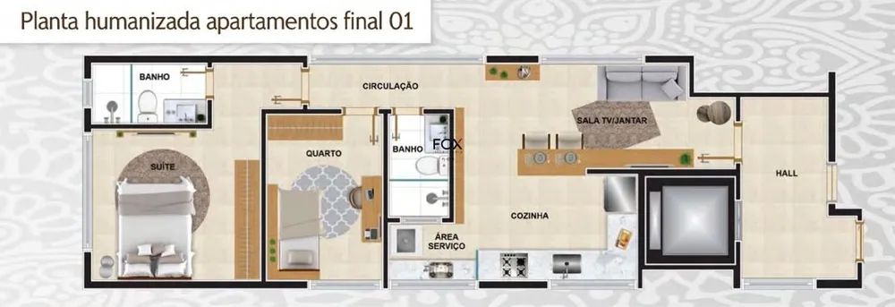 Apartamento, 2 quartos, 60 m² - Foto 8