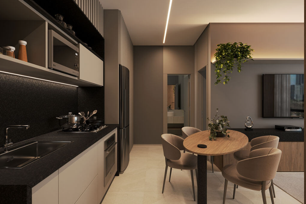 Apartamento à venda com 1 quarto, 38m² - Foto 8