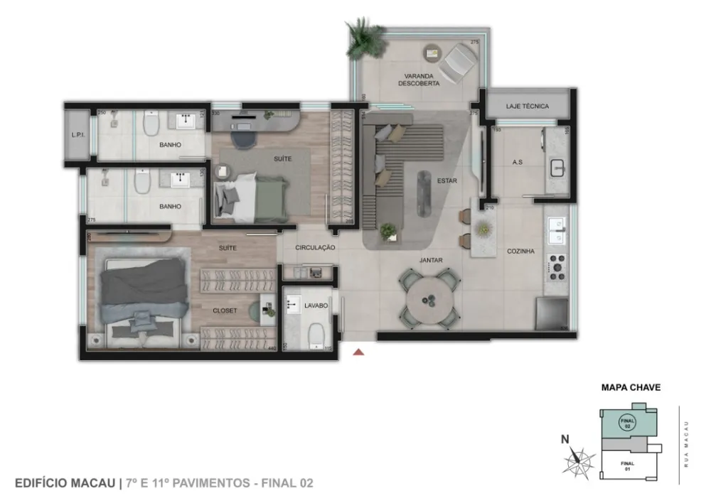 Apartamento, 2 quartos, 74 m² - Foto 5