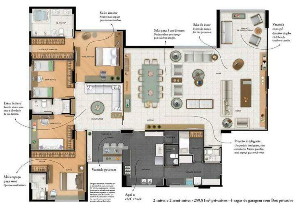 Apartamento, 4 quartos, 260 m² - Foto 9