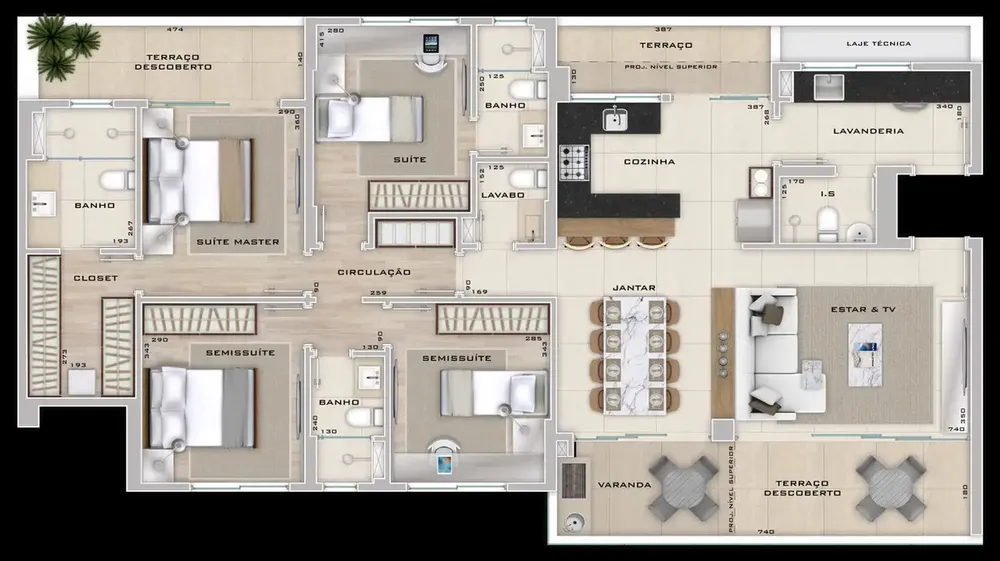 Apartamento, 4 quartos, 136 m² - Foto 12