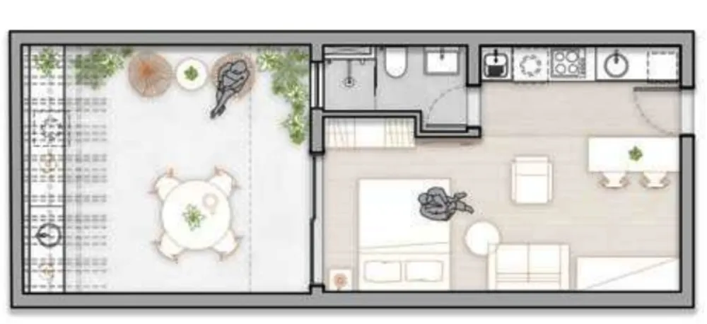 Apartamento, 1 quarto, 53 m² - Foto 8