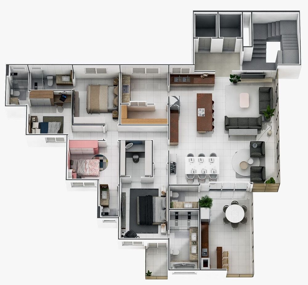 Apartamento à venda com 4 quartos - Foto 8
