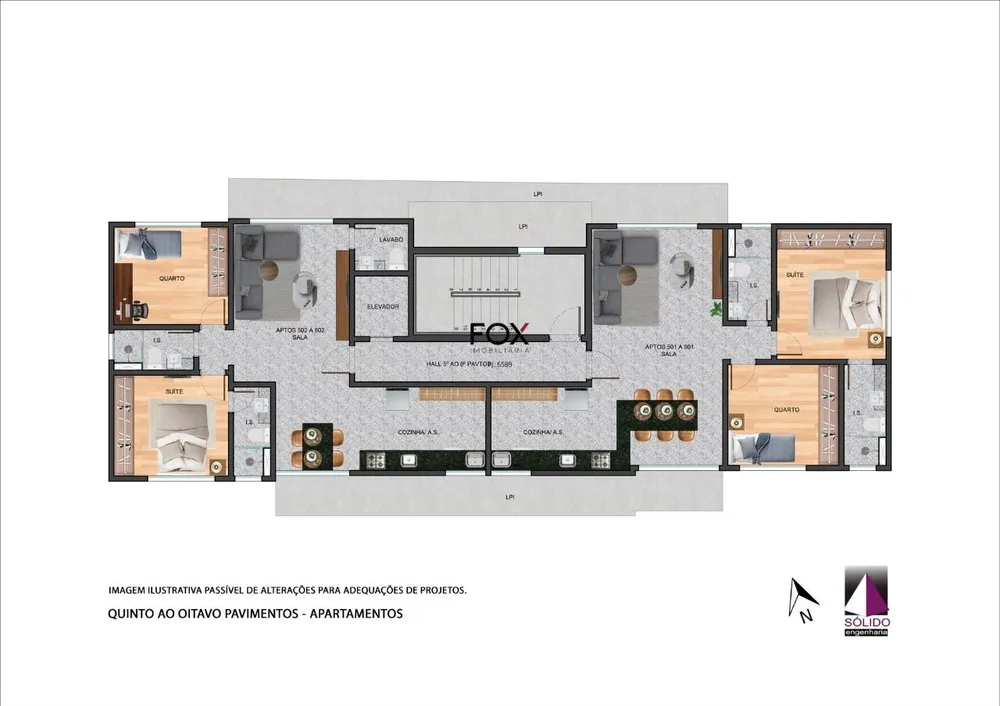 Cobertura, 1 quarto, 88 m² - Foto 3
