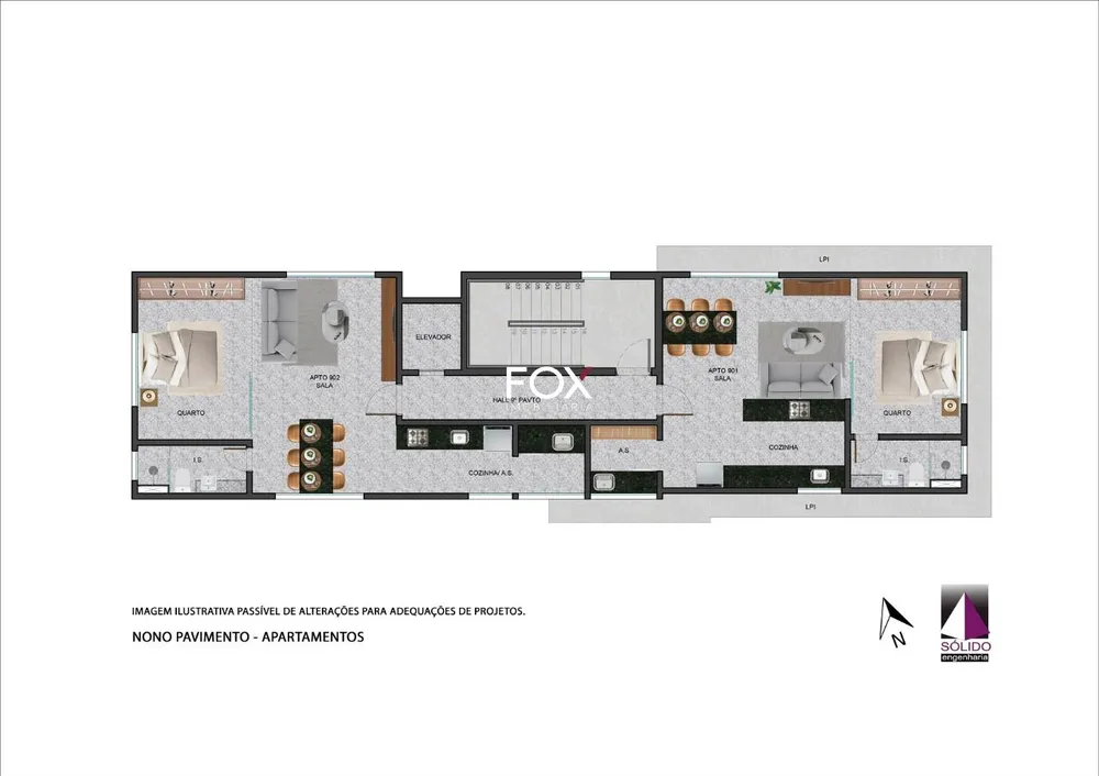 Cobertura, 1 quarto, 88 m² - Foto 6